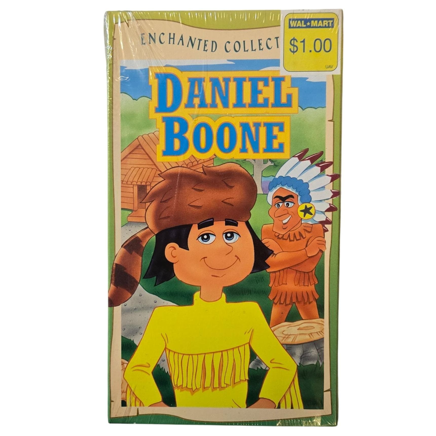Daniel Boone VHS Enchanted Collection Animated Color Cartoons 1995