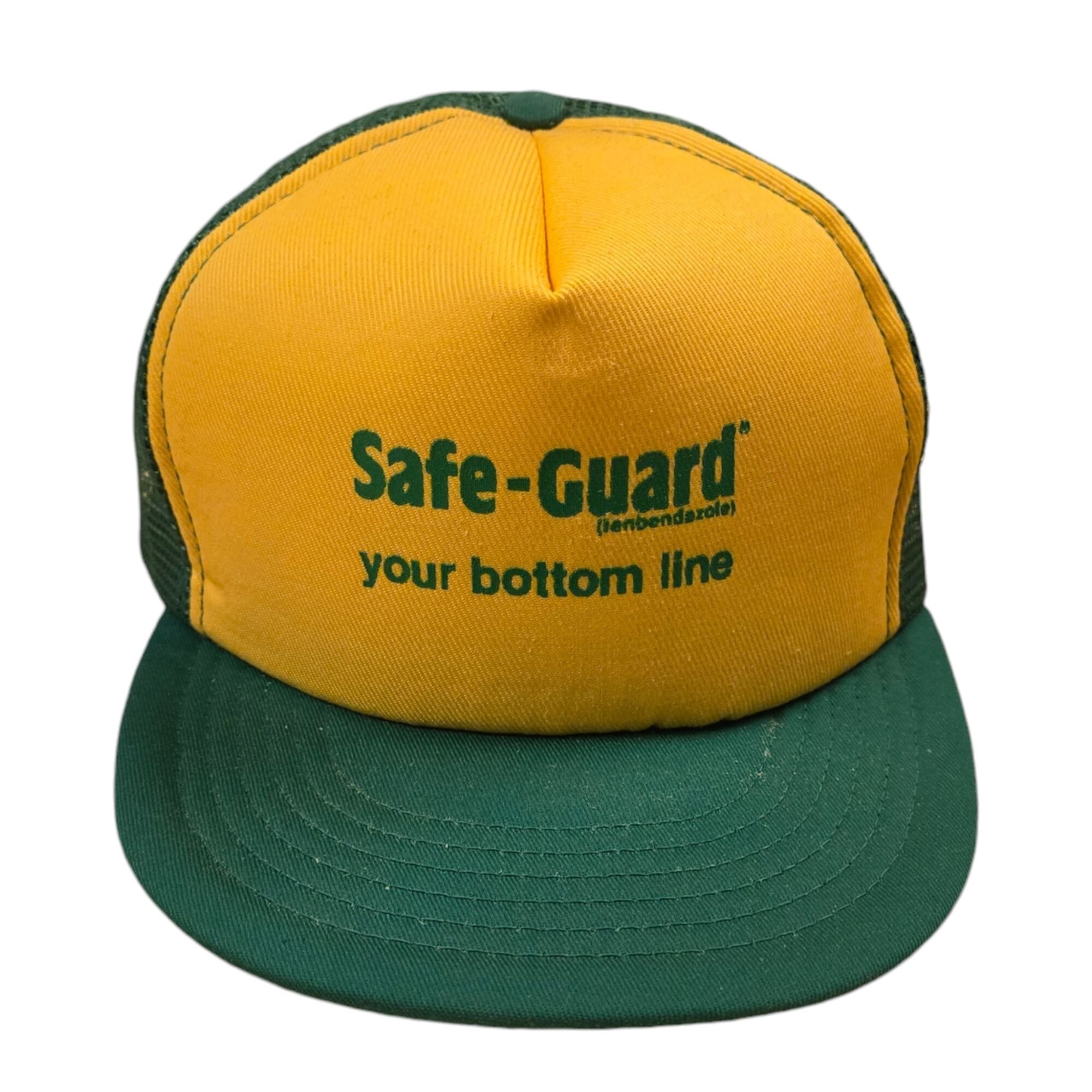 Vintage Safe Guard Trucker Hat Mesh Adjustable Snapback Your