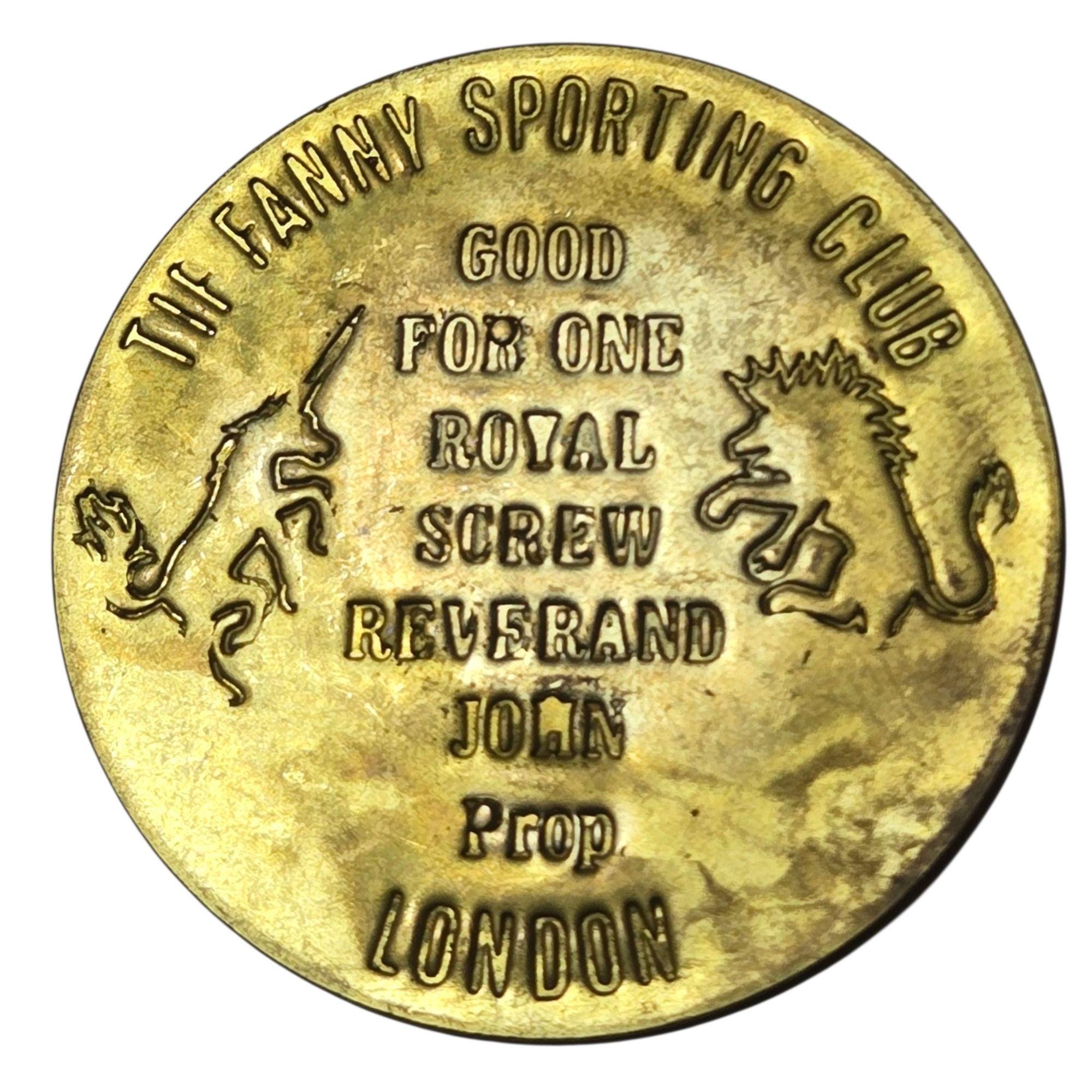 ティフ・ファニー・スポーティング・クラブ ロンドン売春宿トークンコイン 1920年代 コレクターズアイテム - Etsy 日本