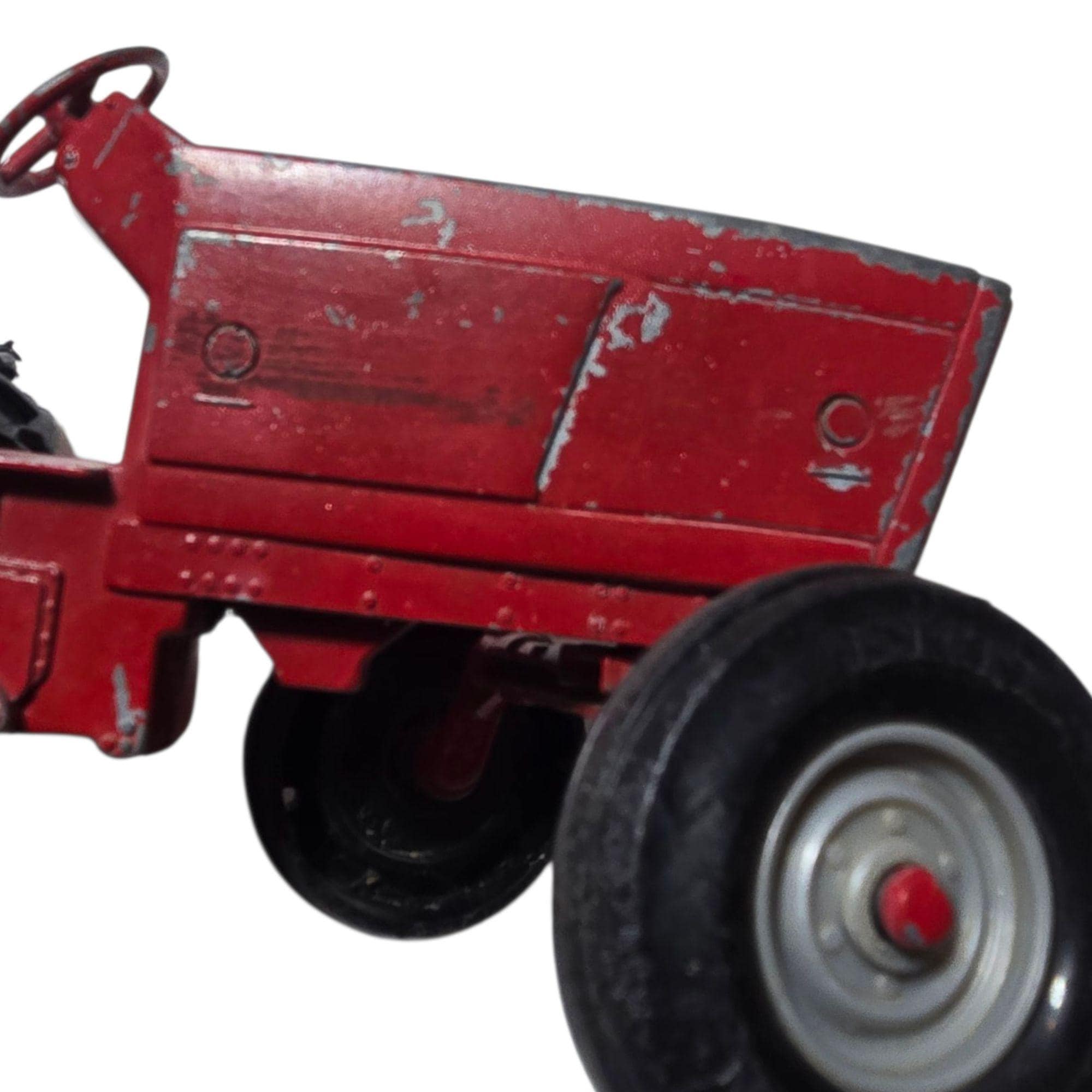 Vintage ERTL Red Toy Tractor Die-cast Model 8.5 Inch Retro Farm