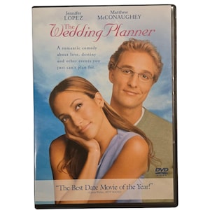 The Wedding Planner DVD Jennifer Lopez Matthew McConaughey Romantic Comedy