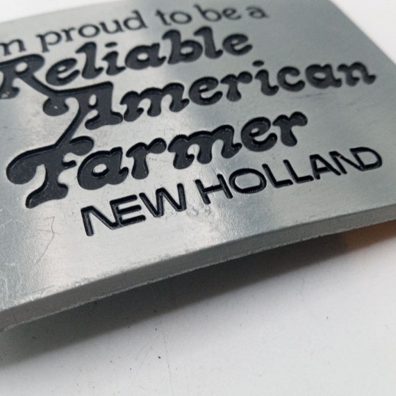 1982 Holland Belt Buckle American Farmer Vintage … - image 6