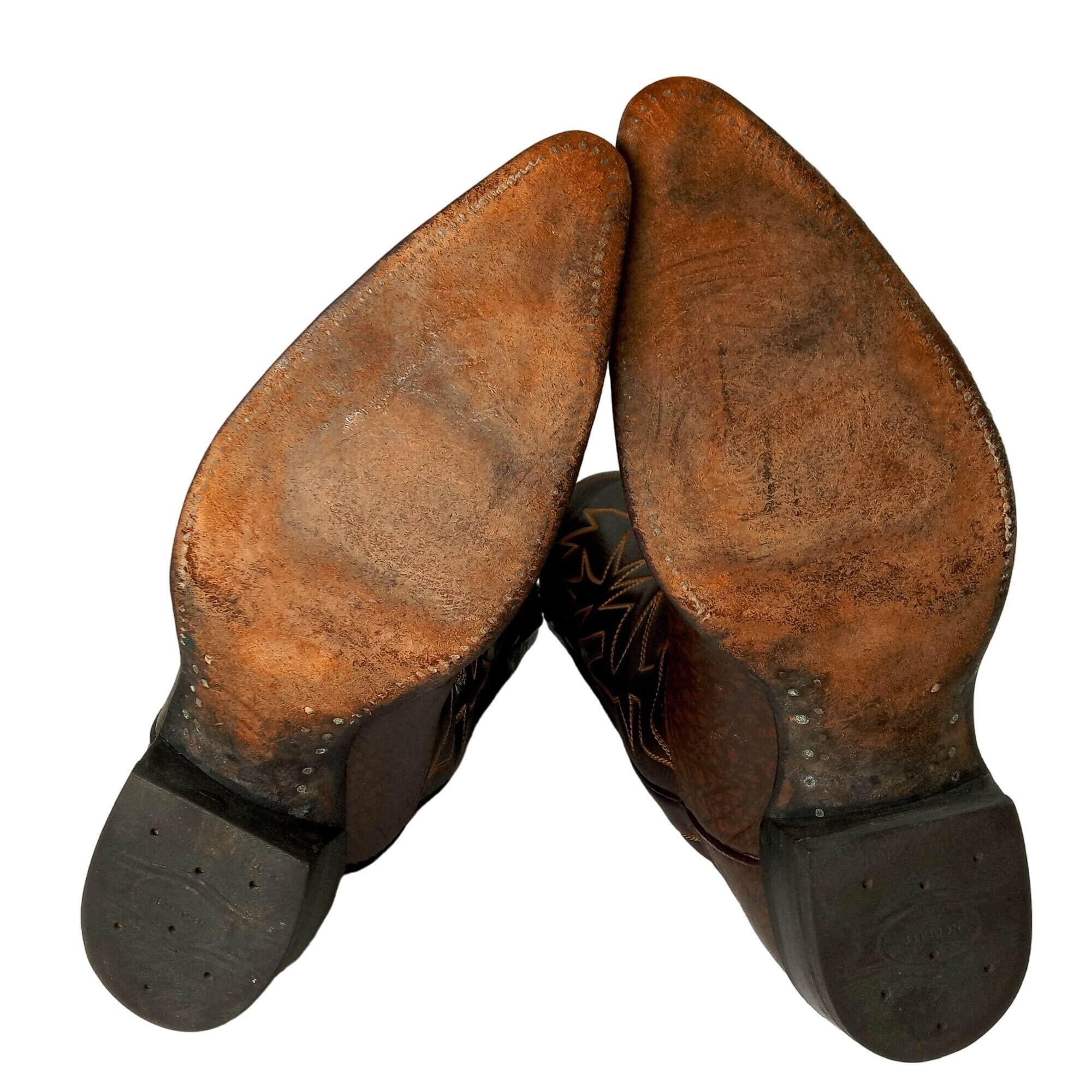 Tony Lama Men's Cowboy Boots 3R1027 Cafe Western Riding Boots Buckarroo Leather Boots Brown, Red Café Xfffd Bonham, 41.5 EU