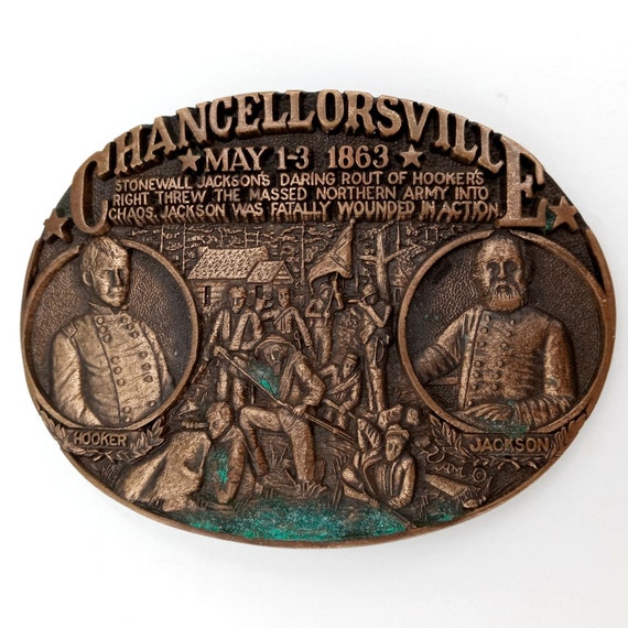 Battle of Chancellorsville Belt Buckle Stonewall … - image 6