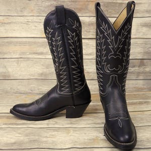 8 D Mannen Laramie Tan Buckaroo Western laarzen ronde teen 8 D Mannen Laramie Tan Buckaroo Western laarzen ronde teen