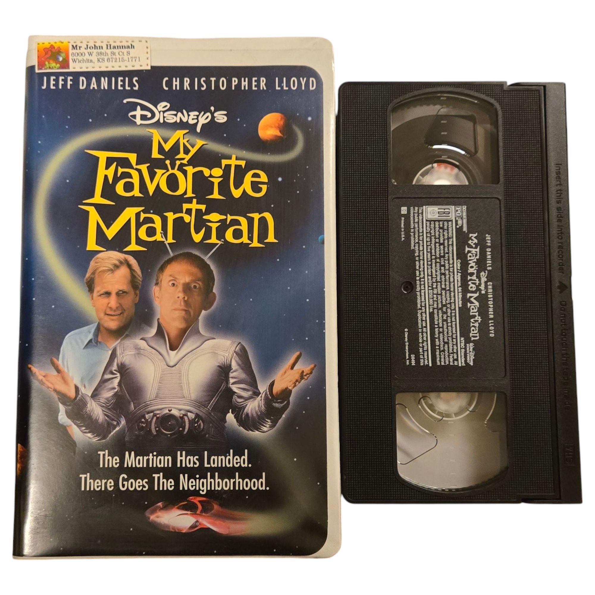 Disneys My Favorite Martian VHS Tape Christopher Lloyd Jeff