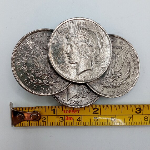 Liberty Coins Belt Buckle Vintage 1982 Money Chan… - image 5