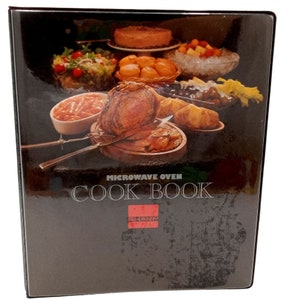 Sharp Microwave Oven Cookbook Vintage Recipe Book Kitchen Collectible Retro
