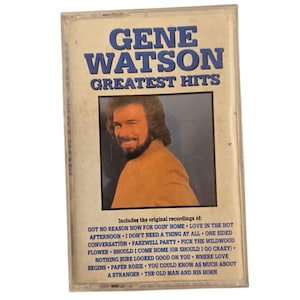 Gene Watson Greatest Hits Cassette Tape Vintage 1990 Paper Rosie