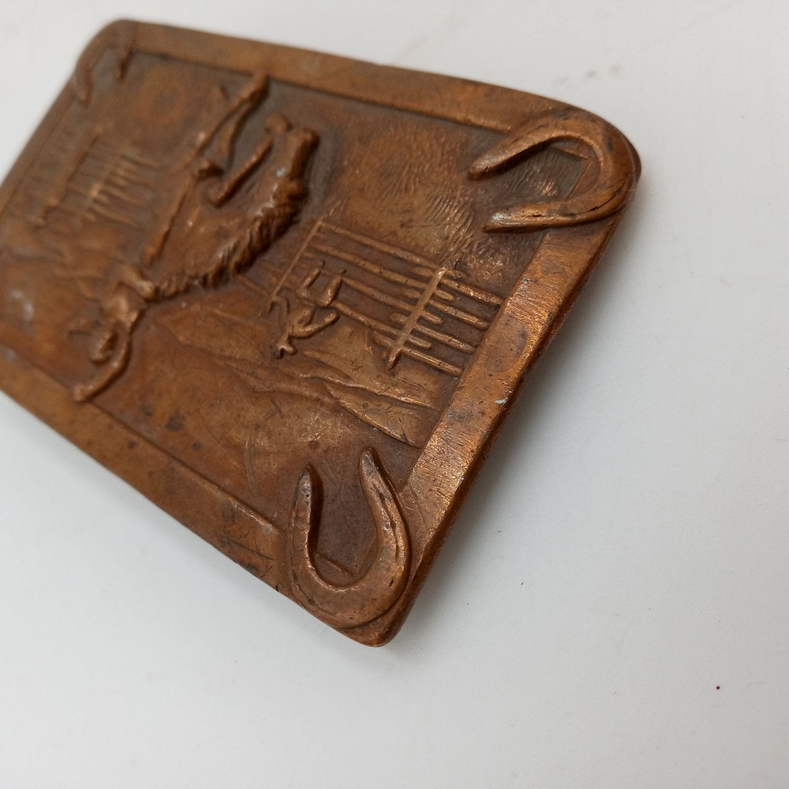 Bronc Riding Belt Buckle Horse Cowboy Ranch Rodeo Justin Boots ...