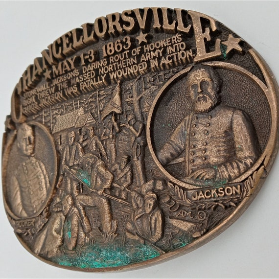 Battle of Chancellorsville Belt Buckle Stonewall … - image 7