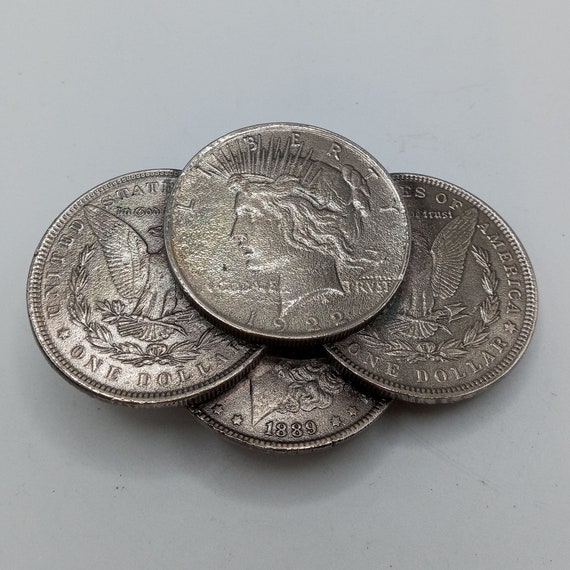 Liberty Coins Belt Buckle Vintage 1982 Money Chan… - image 6