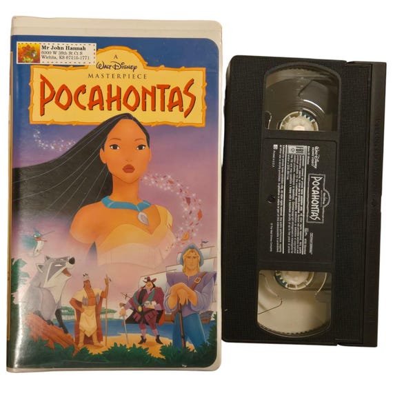 Walt Disney Pocahontas Masterpiece Collection VHS Tape Animation Family  Film Classic