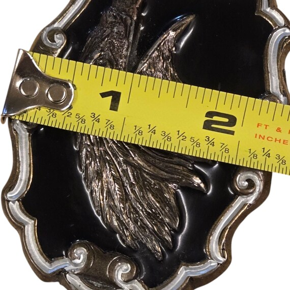 ?1991?VTG Eagle belt buckle Vtg 1991 Pewter Belt Buckle Arrowhead Eagle Arroyo Grande  main image 2