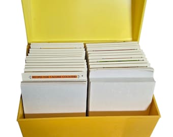 Vintage Betty Crocker Recipe Card Library Box Set 1970s Retro Kitchen Collectible