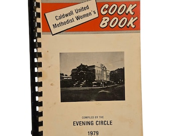 Caldwell Kansas Kochbuch United MEthodist Womens Kochbuch 1979 Vintage-Rezept