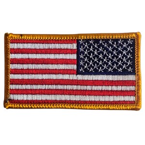 US Military American Flag United Stated Right Facing Reverse Uniform