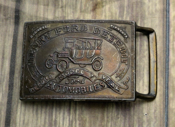henry ford belt buckle