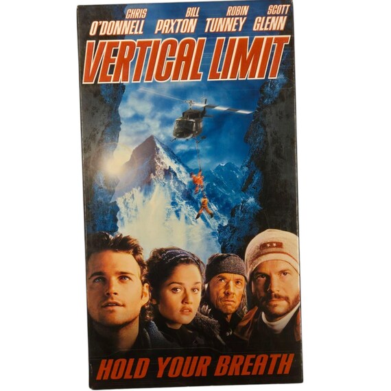 Vertical Limit VHS Movie Adventure Thriller Chris Odonnell Robin
