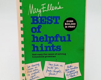 Mary Ellens Best Of Helpful Hints Vintage 1979 MaryEllen Retro Grandmacore
