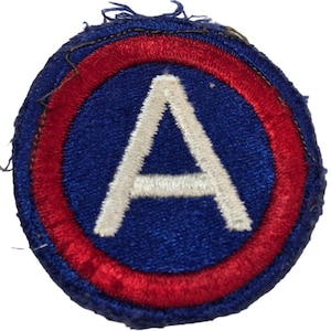 Vintage 3rd Army Patch Military A Insignia Collectible