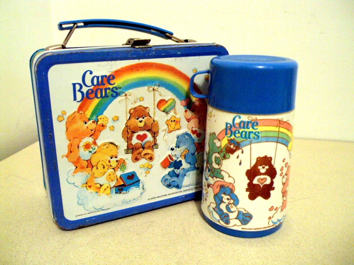 Vintage 1983 Care Bears Lunch Box with Thermos | Etsy