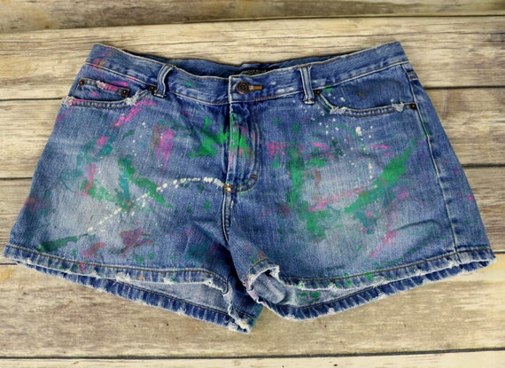distressed denim shorts american eagle