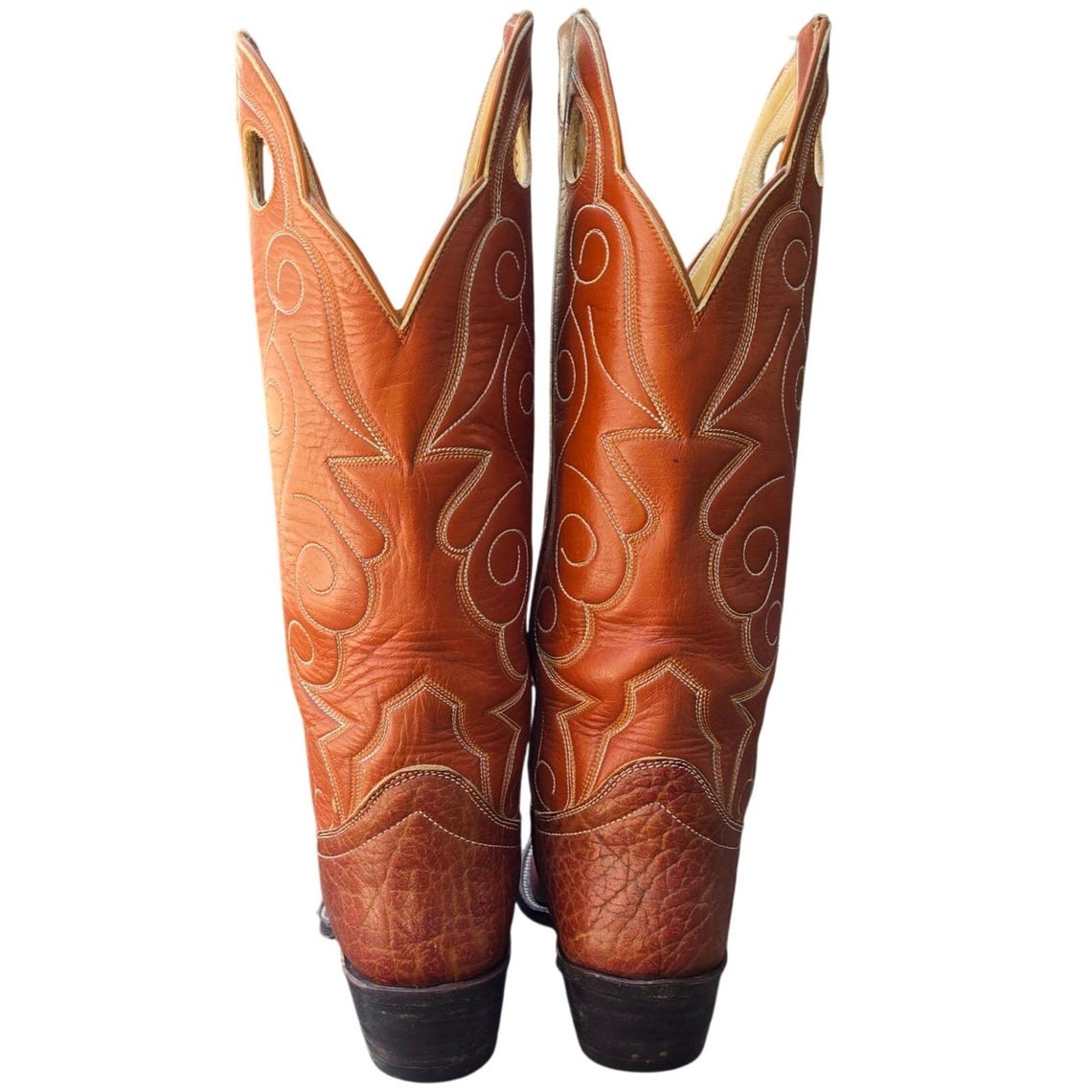 Hondo Cowboy Boots Vintage Western Wear Womens 5.5 B Country Cowgirl Rodeo Shoes, foto 4 di 5