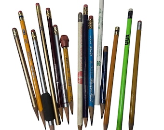 Instant Collection Lot of 15 Collectible Advertising Vintage Pencils