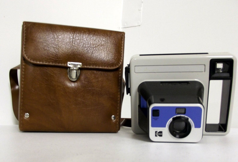 Vintage Kodak The Handle instant camera with brown Etsy