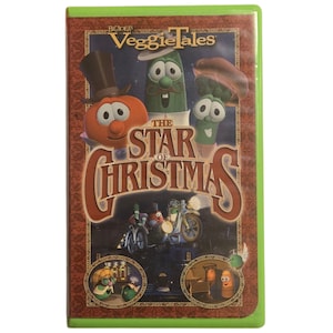 VeggieTales The Star Of Christmas VHS Tape Family Kids Movie Veggie Tales 2002