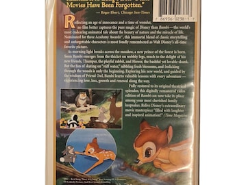ウォルト・ディズニー バンビ VHS 限定版 55 周年記念 クラムシェル