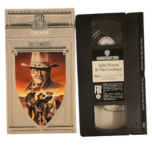 John Wayne The Cowboys Video VHS Tape Bruce Dern Robert Carradine