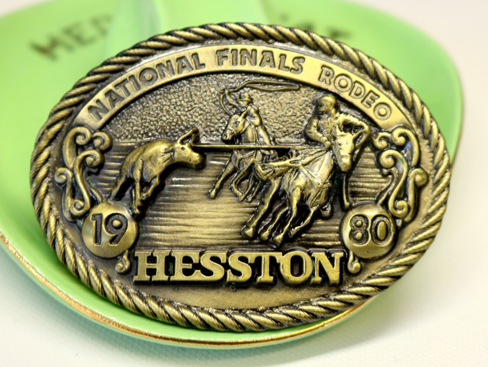 Team Roping Belt Buckles for sale Only 2 left at 65