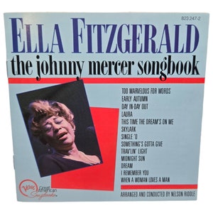 Ella Fitzgerald het Johnny Mercer Songbook Muziek-cd uit de jaren 80 Jazz