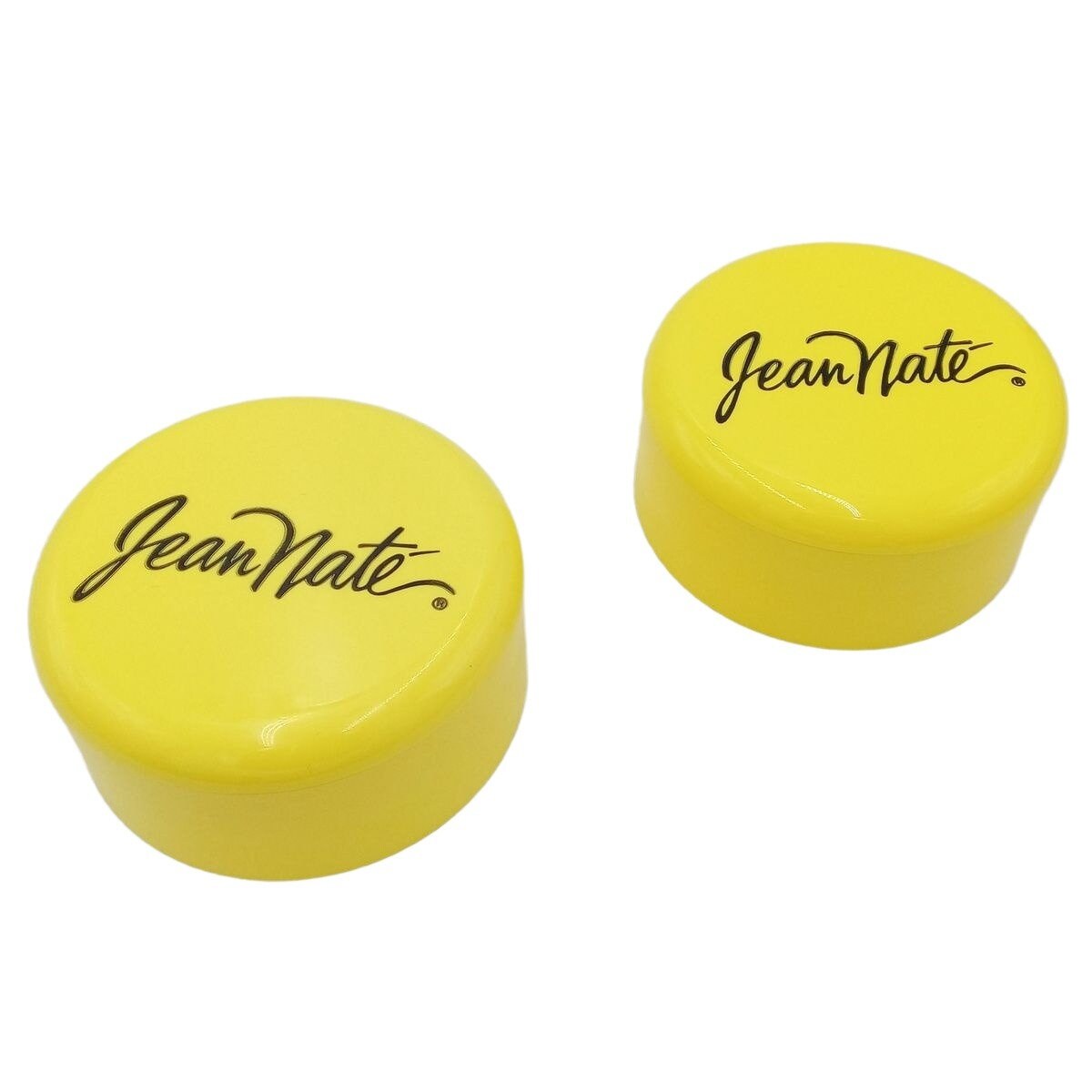 2 Jean Nate Silkening Body Powder Canisters EMPTY Vintage Revlon