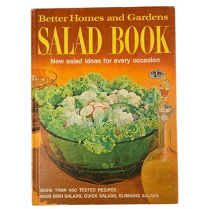 Saladekookboek 1970 Vintage receptenboek Better Homes And Gardens