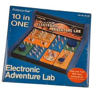 Science Fair 10 In One EleKronik Adventure Lab Kite Kit 1981