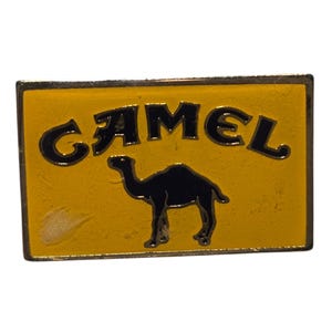 Vintage Camel Cigarette Advertising Lapel Hat Pin Promotional