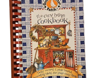Cozy Home Cookbook By Gooseberry Patch Vintage 1999 Kitchen Recipe Book
