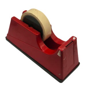 Vintage Orange Tape Dispenser - Etsy