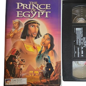 The Prince Of Egypt VHS Movie Dreamworks Animated Film 1998 Clamshell Case