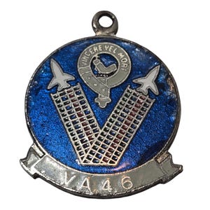 Vintage VA 46 Squadron Military Pendant VA46 Attack AS IS