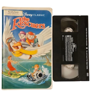 The Rescuers VHS Tape Disney Classic Movie USED Clamshell Vintage