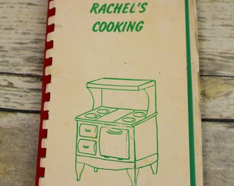 Rachels Cooking Cookbook Arkansas City KS 1970 Vintage Kansas Central Christian Church