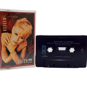 Lorrie Morgan Cassette Tape Watch Me Country Western Music Vintage 1990s