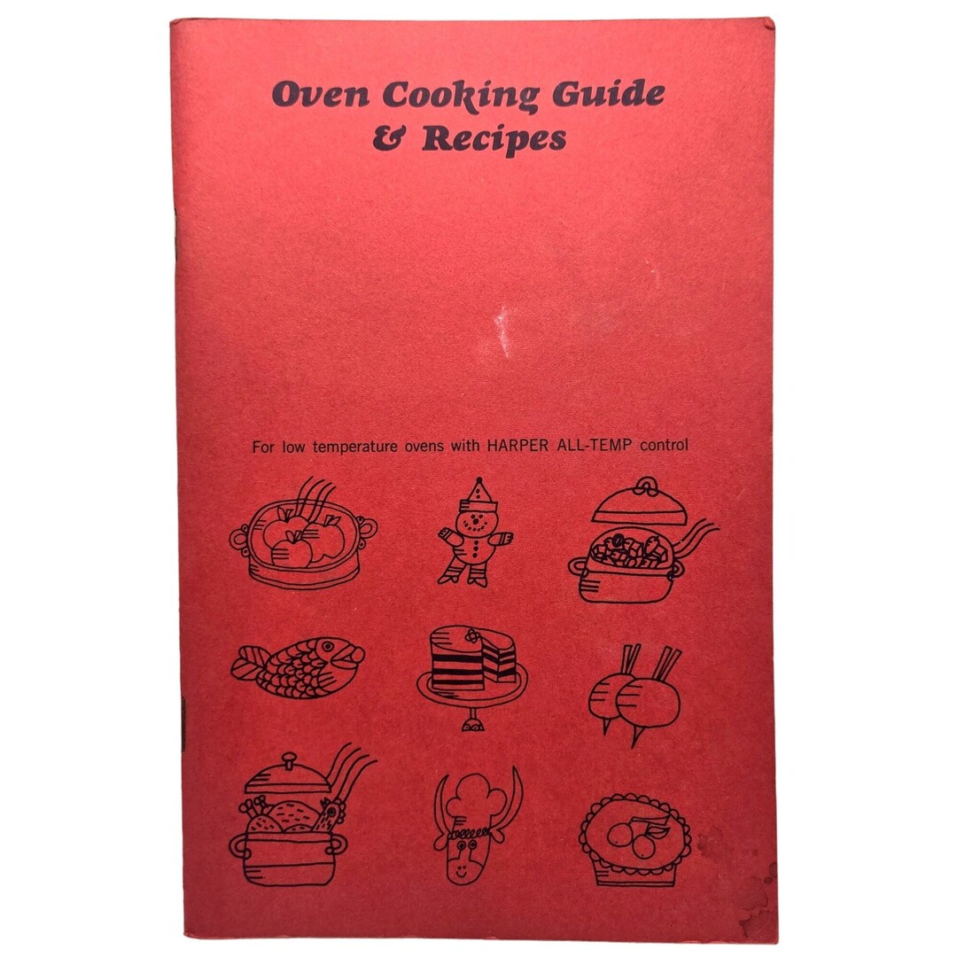 Oven Cooking Guide and Recipe Book Vintage Harper Wyman Cookbook - Etsy
