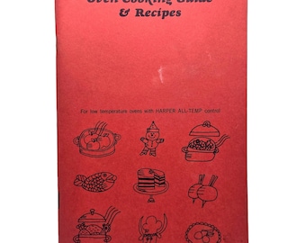 Oven Kochanleitung und Rezeptbuch Vintage Harper Wyman Kochbuch