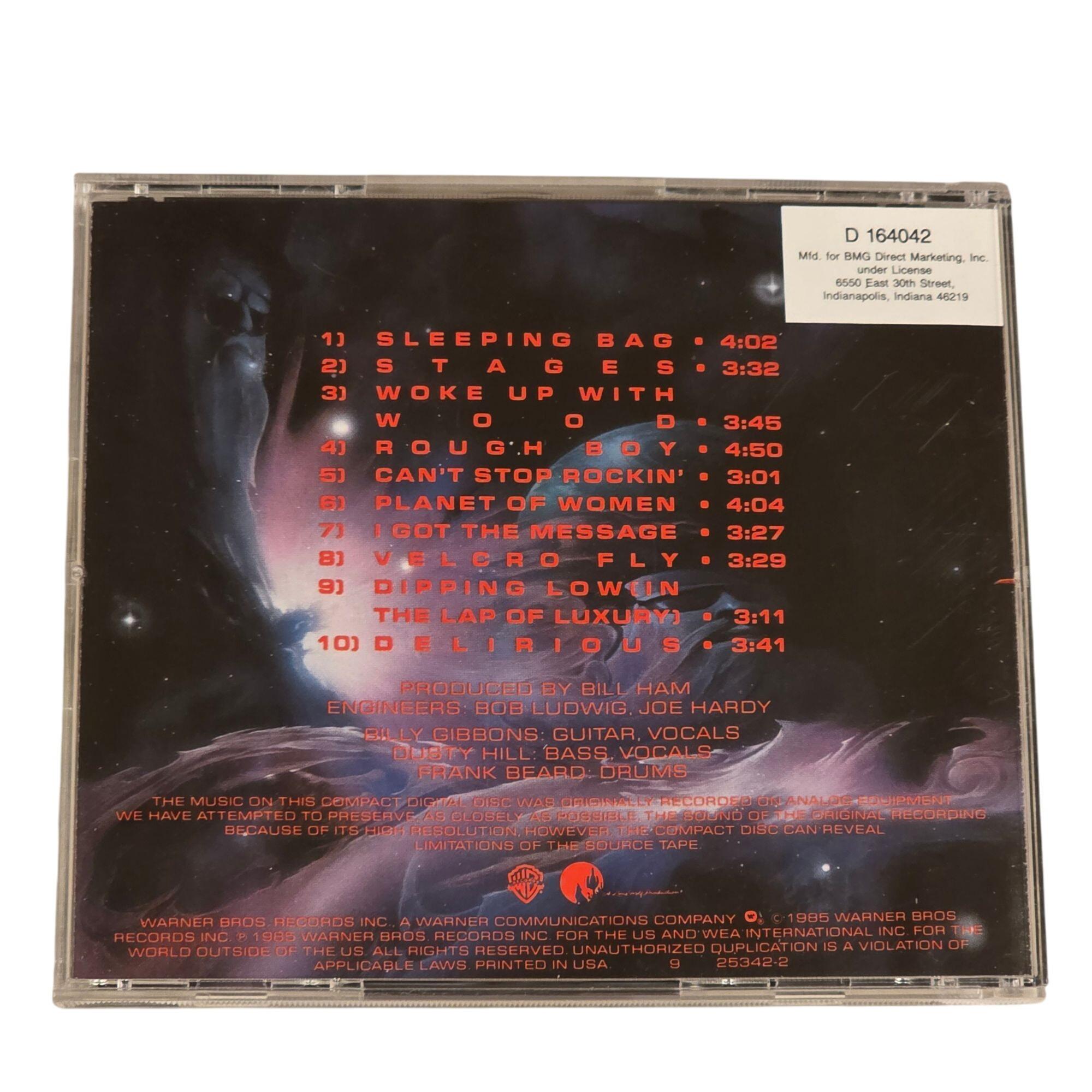 ZZ Top Afterburner CD Album 1985 Sleeping Bag Stages Rough Boy - Etsy