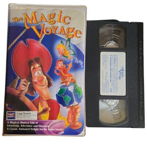 Cinta VHS de El viaje mágico de 1992 animada Dom DeLuise Corey Feldman